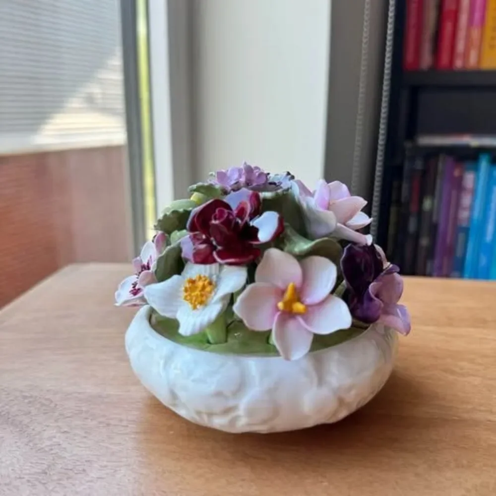 Vintage Aynsley Bone China Family of Flowers Bouquet 1976 England Cottagecore